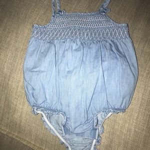 Baby Gap 6-12 month denim one piece set